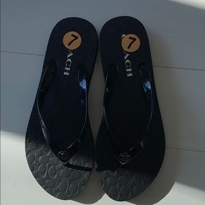 Never Worn Coach Size 7 Flip Flops